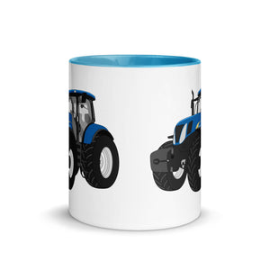 The Tractor Mugs Store New Holland 7040 | Mug with Color Inside Quality Farmers Merch