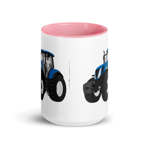 The Tractor Mugs Store New Holland 7040 | Mug with Color Inside Quality Farmers Merch