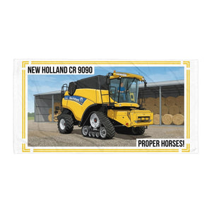 The Tractor Mugs Store New Holland CR 9090 PROPER HORSES! | Super Soft Towel Quality Farmers Merch
