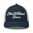 The Tractor Mugs Store New Holland Retro | 70's Trucker Cap Quality Farmers Merch