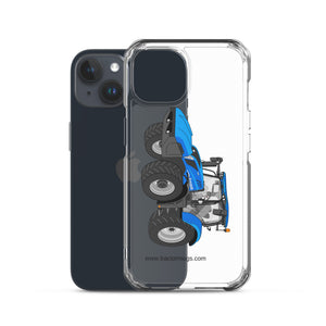 The Tractor Mugs Store New Holland T6 180 Methane | Clear Case for iPhone® Quality Farmers Merch