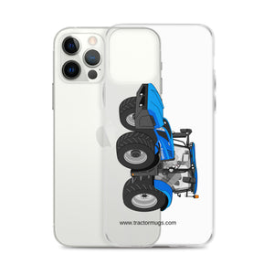 The Tractor Mugs Store New Holland T6 180 Methane | Clear Case for iPhone® Quality Farmers Merch