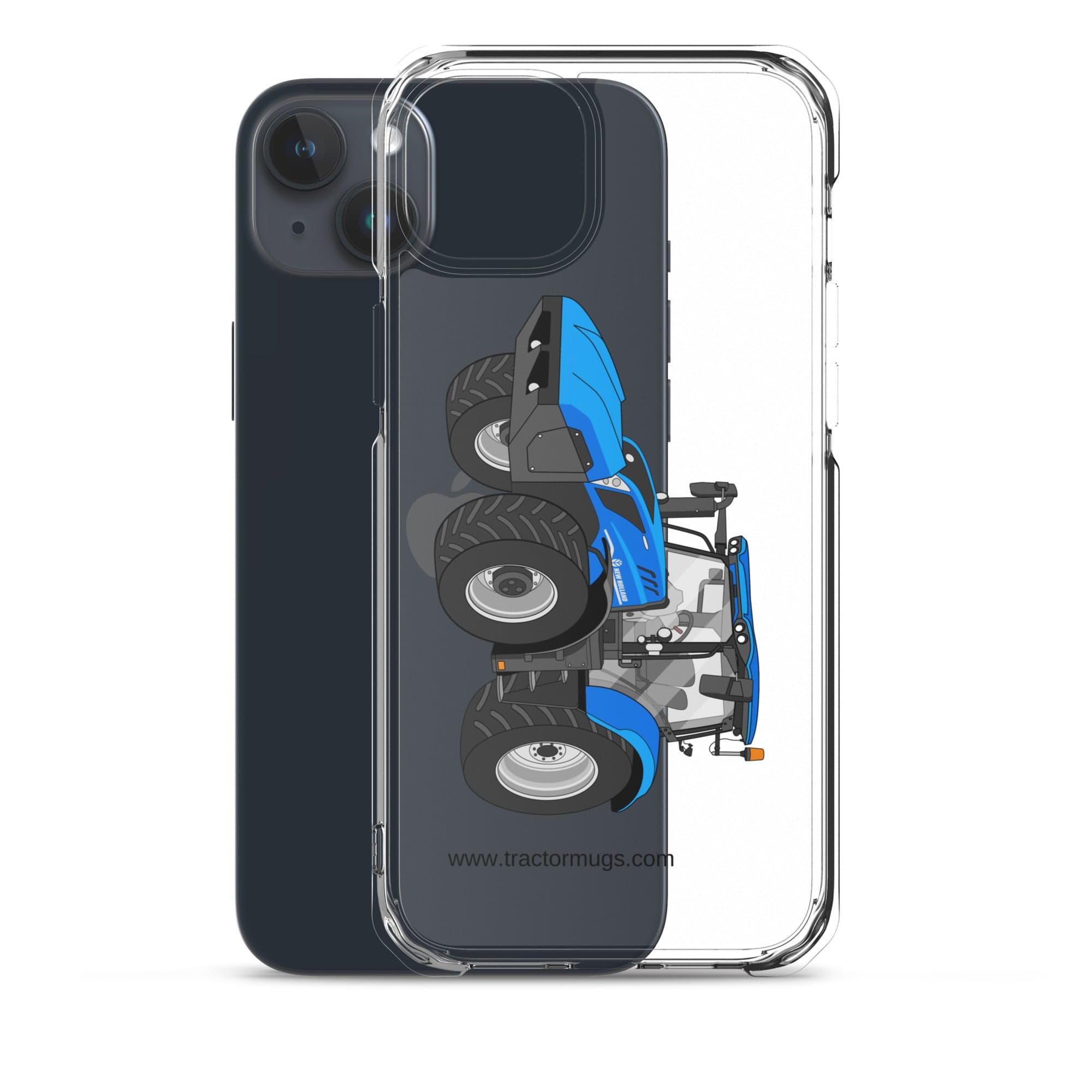 The Tractor Mugs Store New Holland T6 180 Methane | Clear Case for iPhone® Quality Farmers Merch