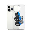 The Tractor Mugs Store New Holland T6 180 Methane | Clear Case for iPhone® Quality Farmers Merch