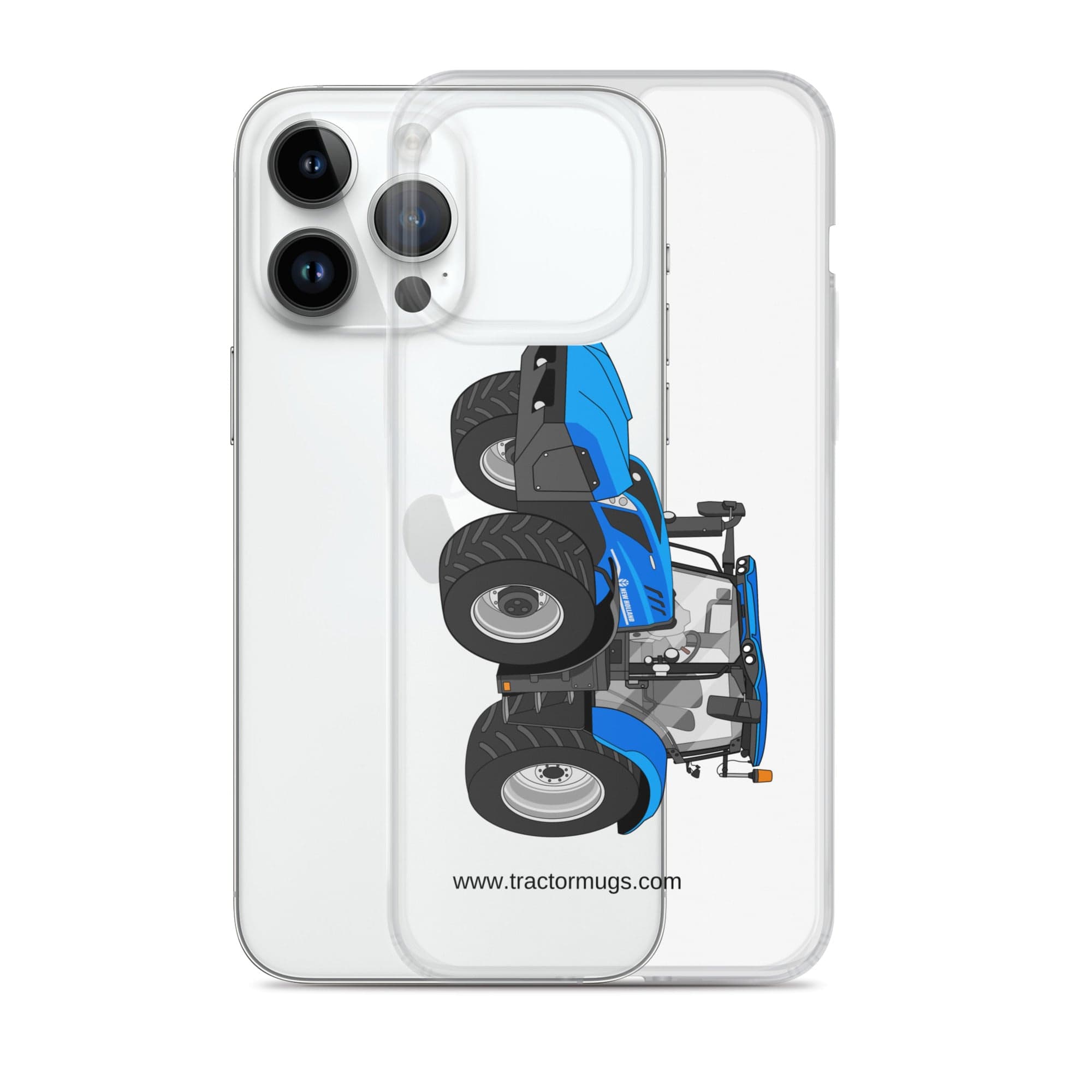 The Tractor Mugs Store New Holland T6 180 Methane | Clear Case for iPhone® Quality Farmers Merch
