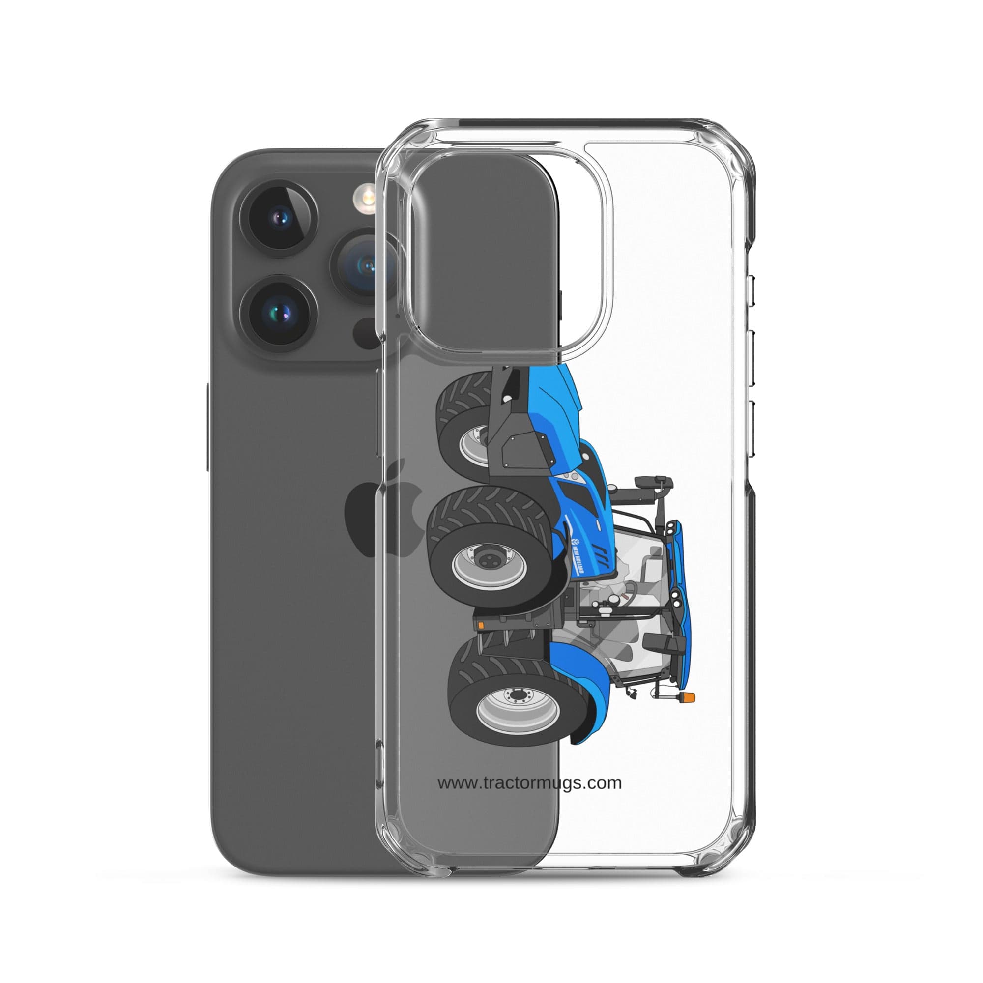 The Tractor Mugs Store New Holland T6 180 Methane | Clear Case for iPhone® Quality Farmers Merch