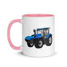 The Tractor Mugs Store New Holland T6 180 Methane | Mug with Color Inside Quality Farmers Merch