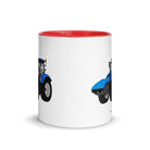 The Tractor Mugs Store New Holland T6 180 Methane | Mug with Color Inside Quality Farmers Merch
