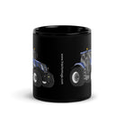 The Tractor Mugs Store New Holland T8 435 | Black Glossy Mug Quality Farmers Merch