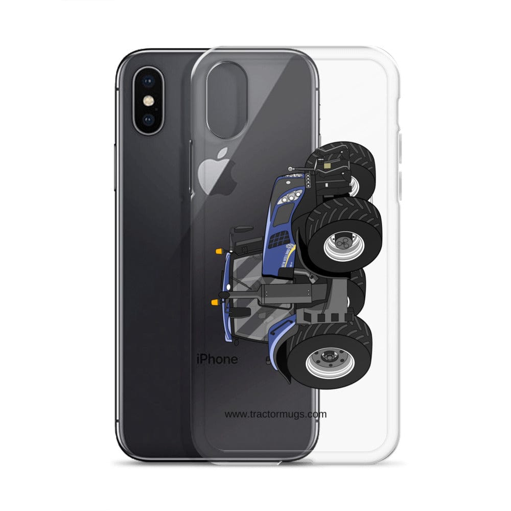 The Tractor Mugs Store New Holland T8 435 | Clear Case for iPhone® Quality Farmers Merch