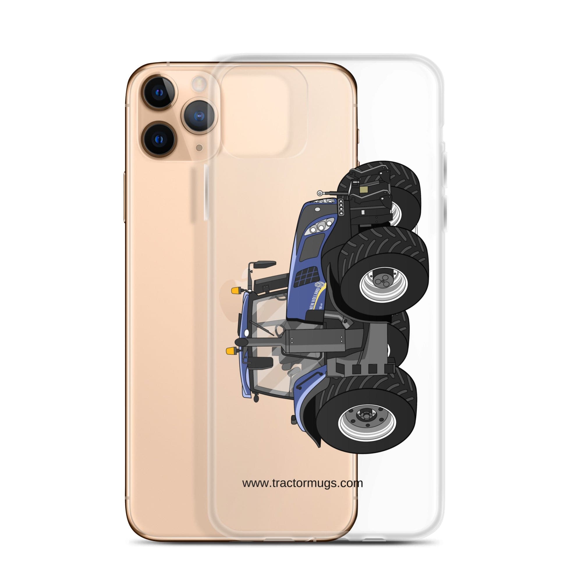 The Tractor Mugs Store New Holland T8 435 | Clear Case for iPhone® Quality Farmers Merch