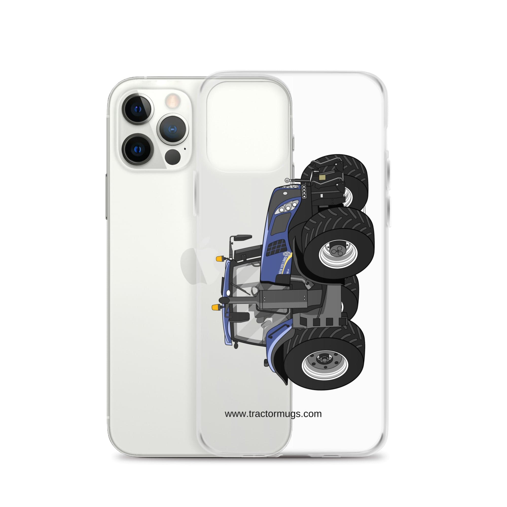 The Tractor Mugs Store New Holland T8 435 | Clear Case for iPhone® Quality Farmers Merch