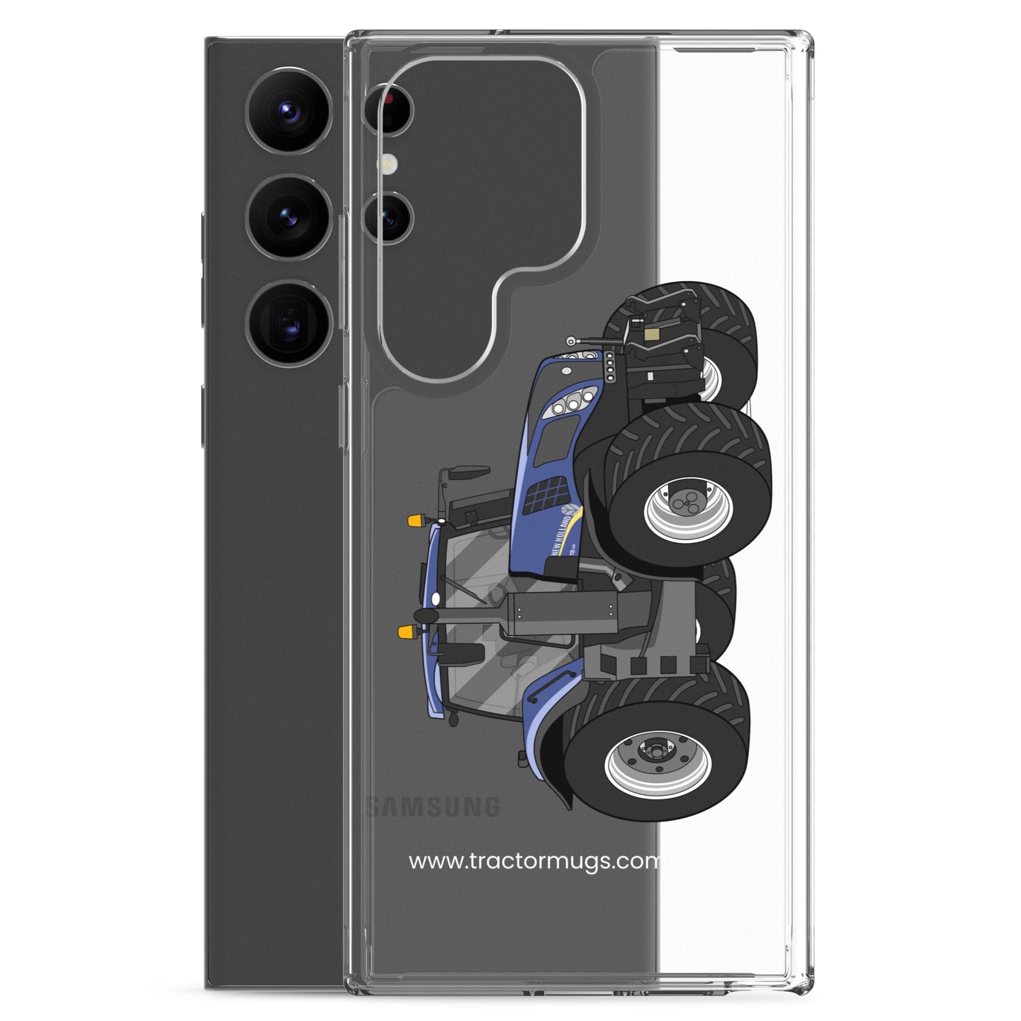 The Tractor Mugs Store New Holland T8 435 | Clear Case for Samsung® Quality Farmers Merch
