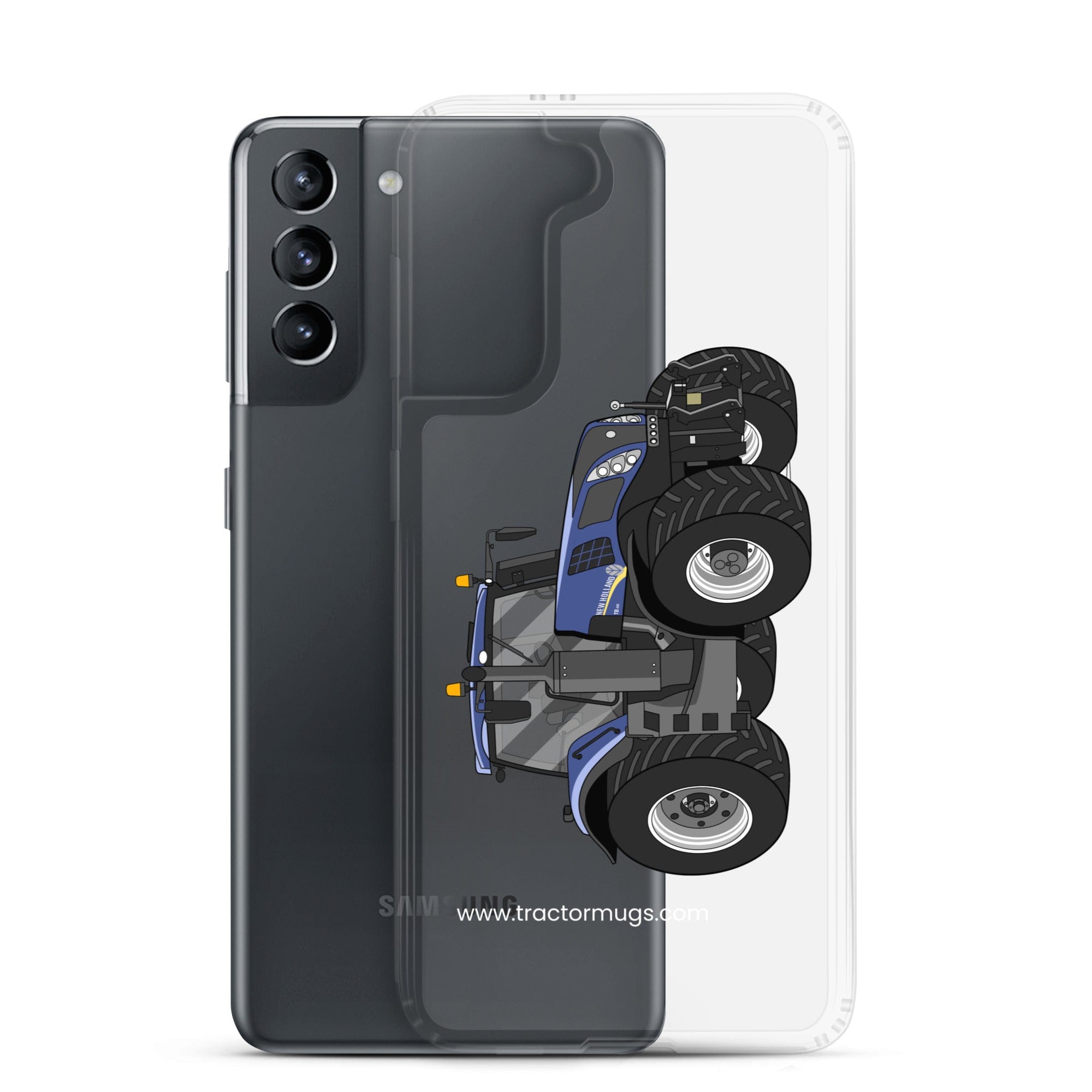 The Tractor Mugs Store New Holland T8 435 | Clear Case for Samsung® Quality Farmers Merch