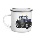 The Tractor Mugs Store New Holland T8 435 | Enamel Mug Quality Farmers Merch