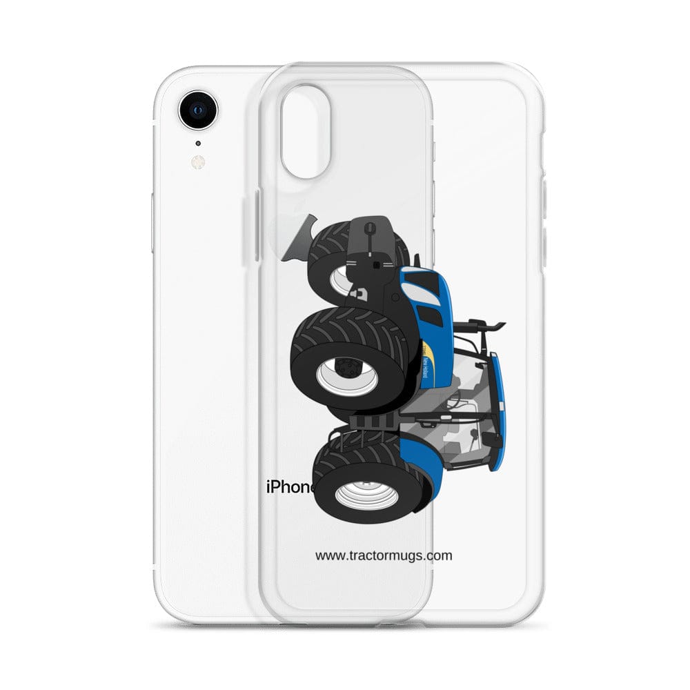 The Tractor Mugs Store New Holland The 7040-1 | Clear Case for iPhone® Quality Farmers Merch