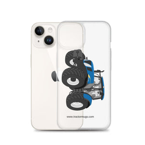 The Tractor Mugs Store New Holland The 7040-1 | Clear Case for iPhone® Quality Farmers Merch