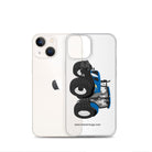 The Tractor Mugs Store New Holland The 7040-1 | Clear Case for iPhone® Quality Farmers Merch