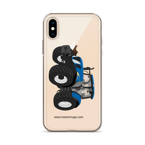 The Tractor Mugs Store New Holland The 7040-1 | Clear Case for iPhone® Quality Farmers Merch