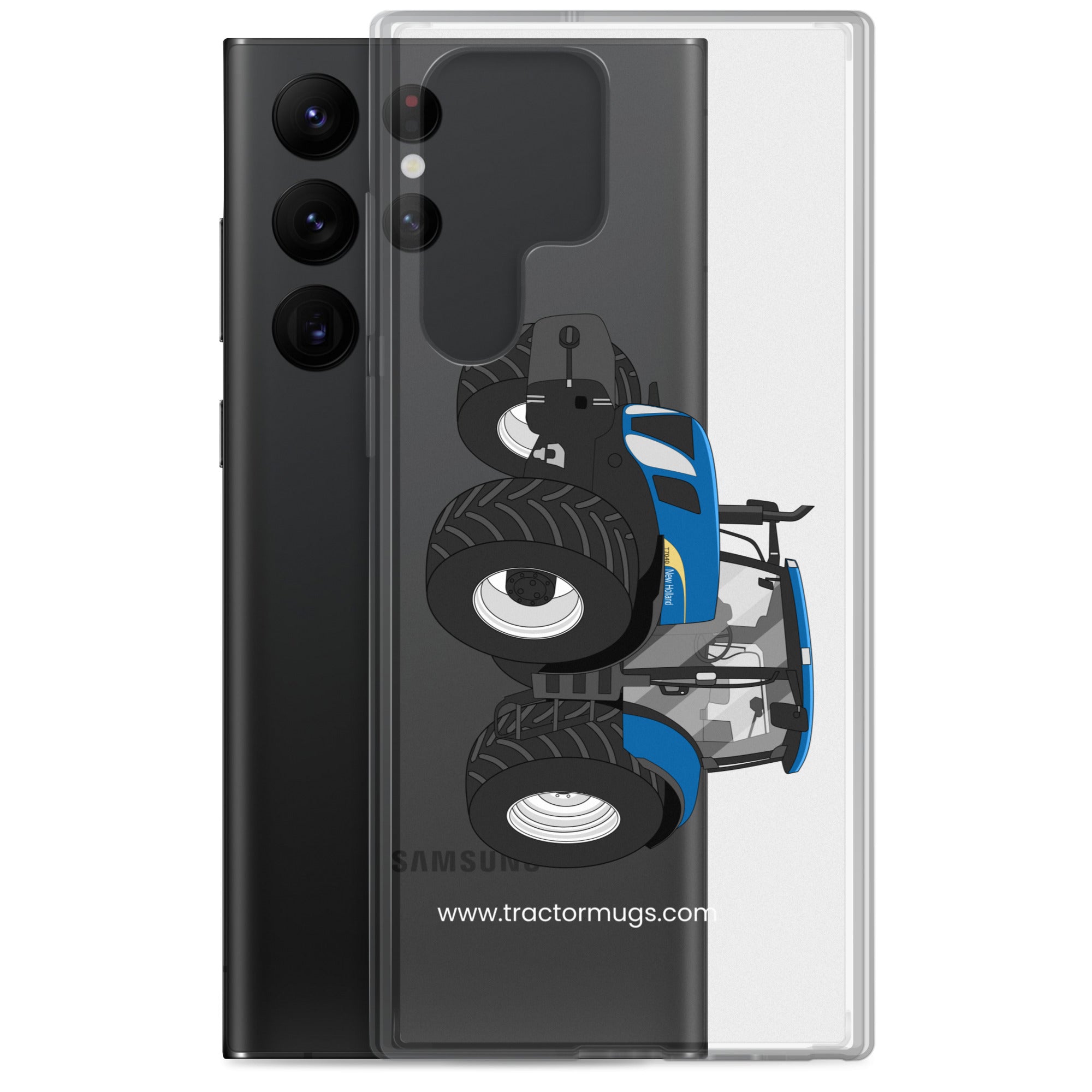 The Tractor Mugs Store New Holland The 7040-1 | Clear Case for Samsung® Quality Farmers Merch