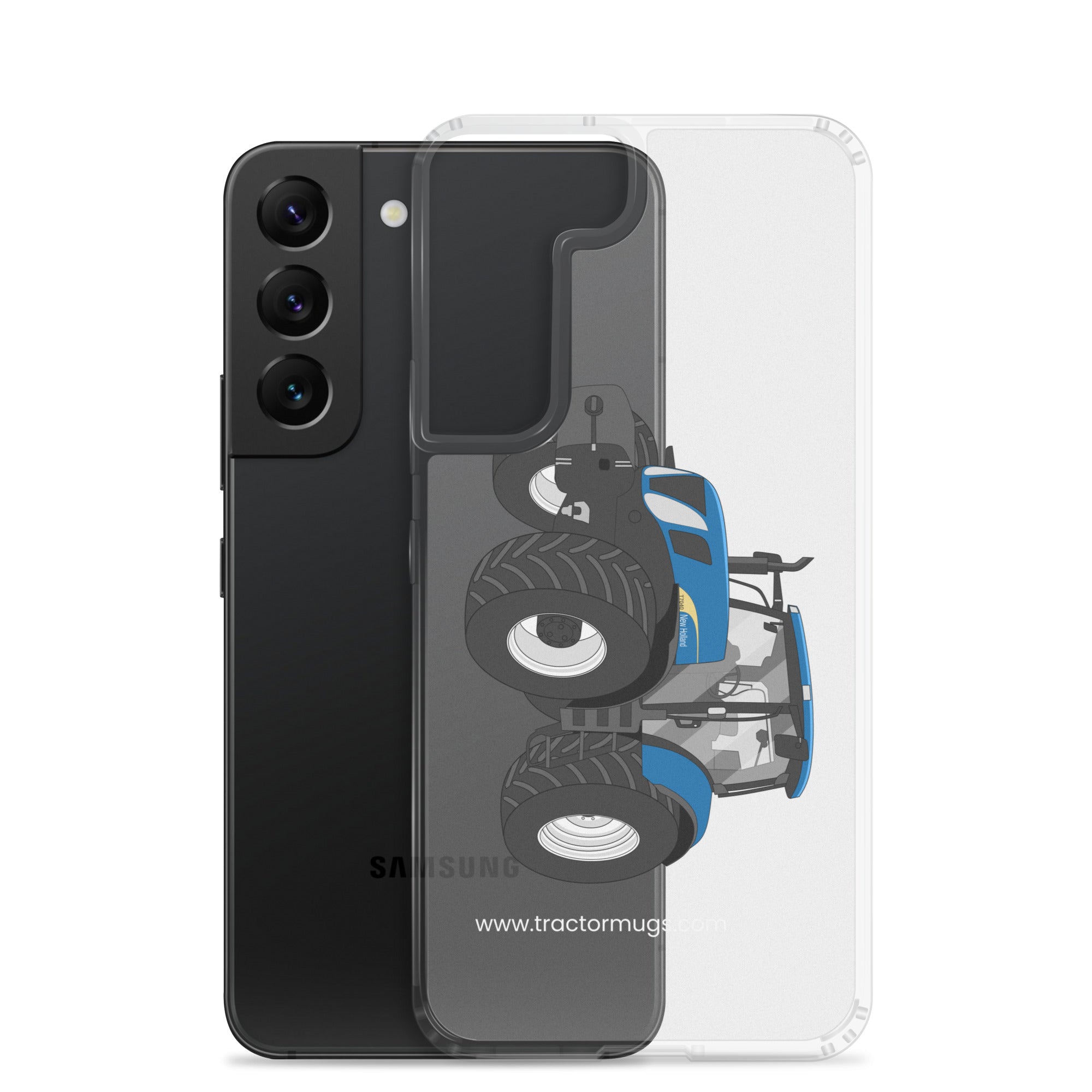 The Tractor Mugs Store New Holland The 7040-1 | Clear Case for Samsung® Quality Farmers Merch