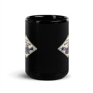 The Tractor Mugs Store New Holland TM 135 OLD SCHOOL NEW HOLLAND Heritage | Black Mug Quality Farmers Merch