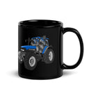 The Tractor Mugs Store New Holland TM 150 Super Steer | Black Glossy Mug Quality Farmers Merch