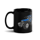 The Tractor Mugs Store New Holland TM 150 Super Steer | Black Glossy Mug Quality Farmers Merch