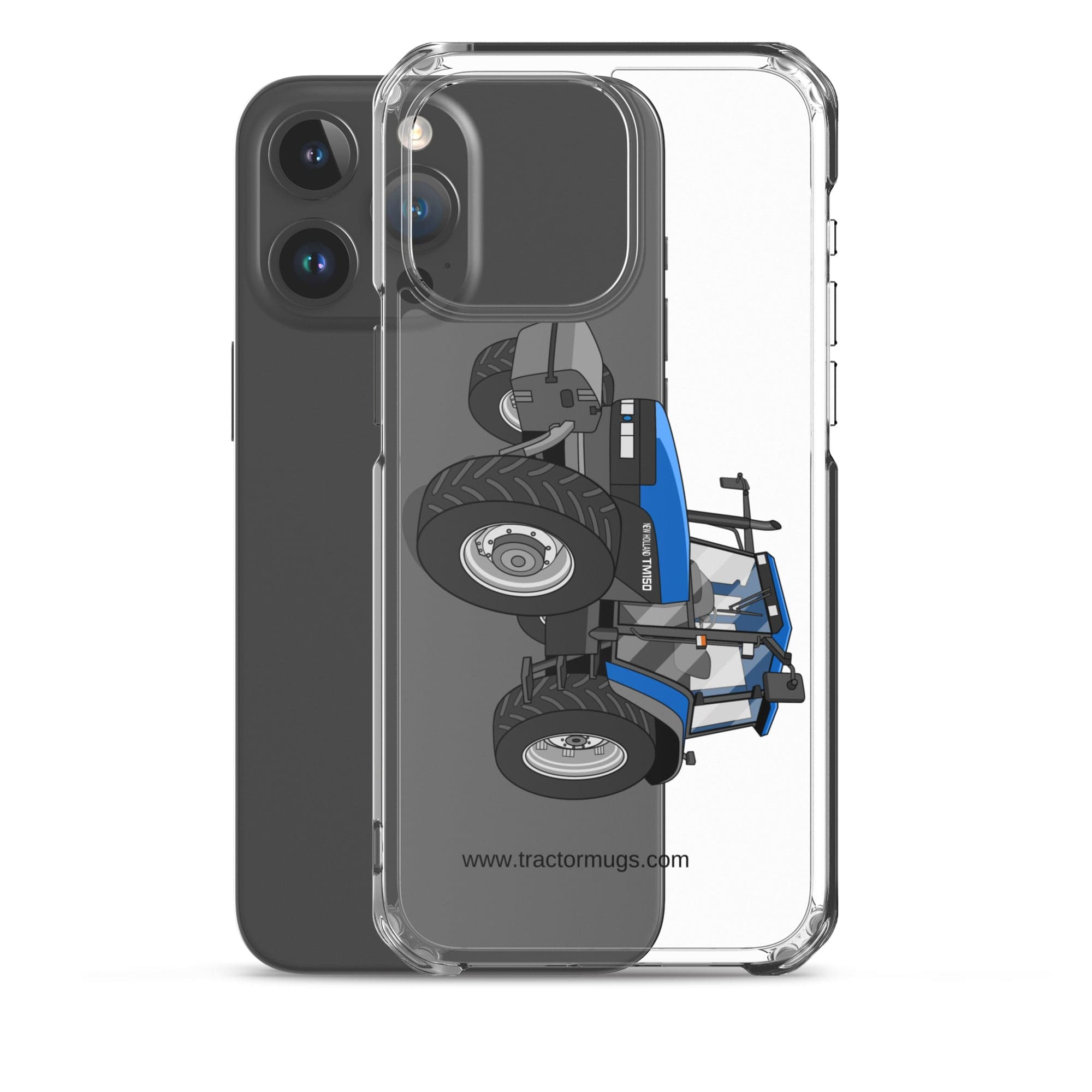 The Tractor Mugs Store New Holland TM 150 Super Steer | Clear Case for iPhone® Quality Farmers Merch