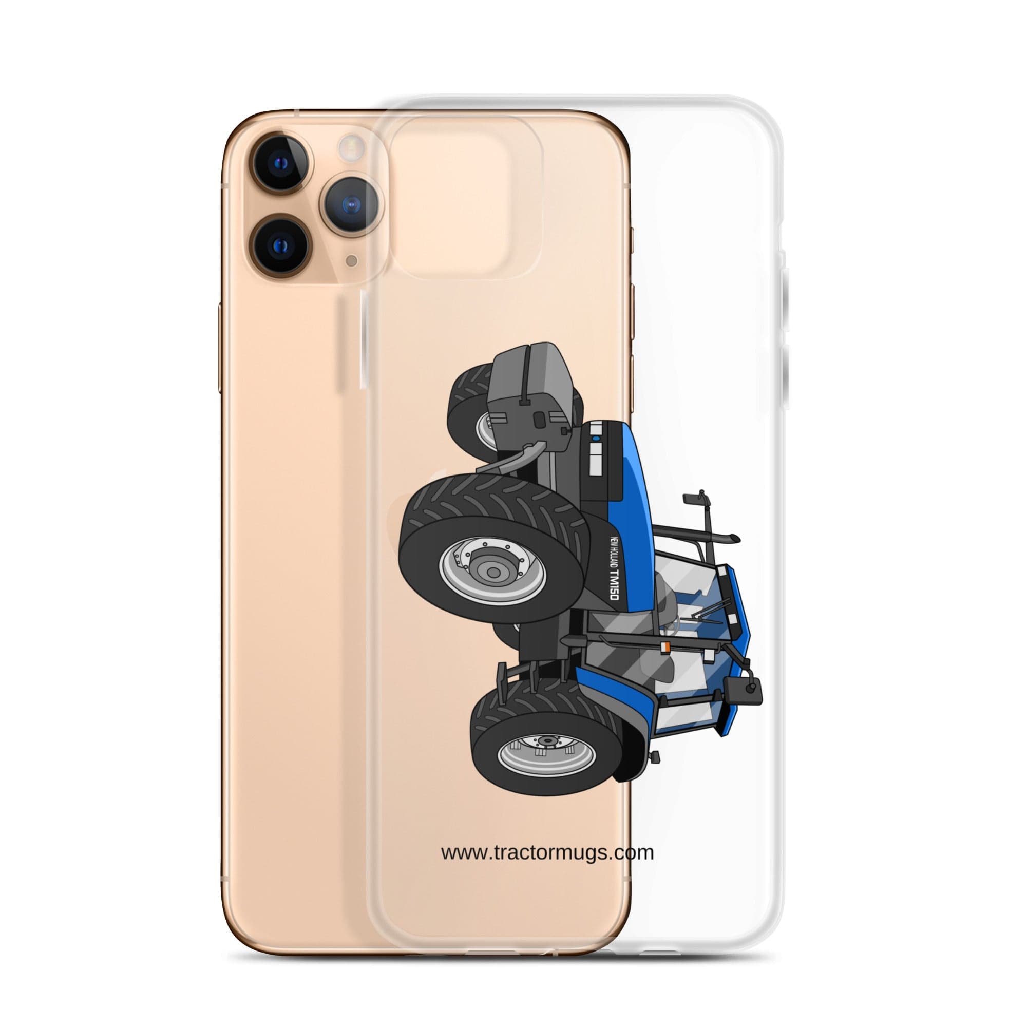 The Tractor Mugs Store New Holland TM 150 Super Steer | Clear Case for iPhone® Quality Farmers Merch