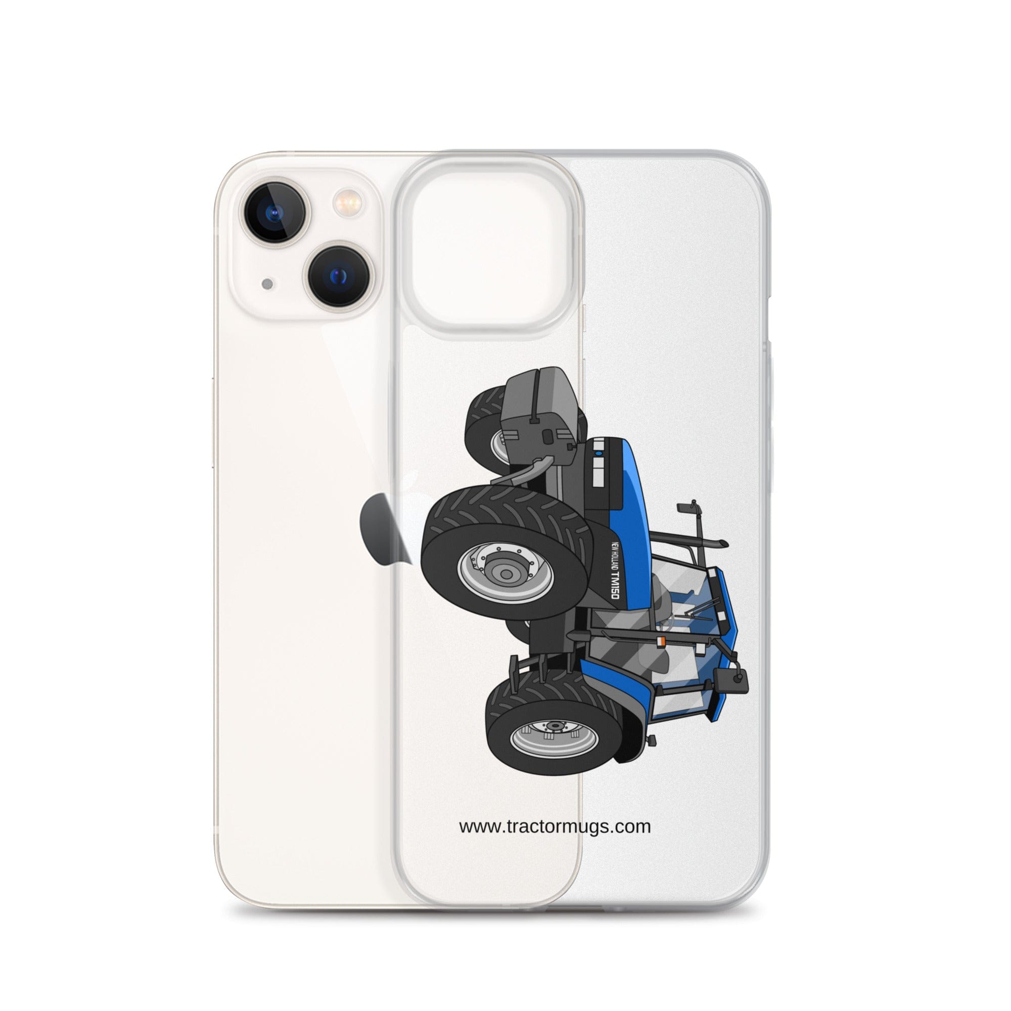 The Tractor Mugs Store New Holland TM 150 Super Steer | Clear Case for iPhone® Quality Farmers Merch