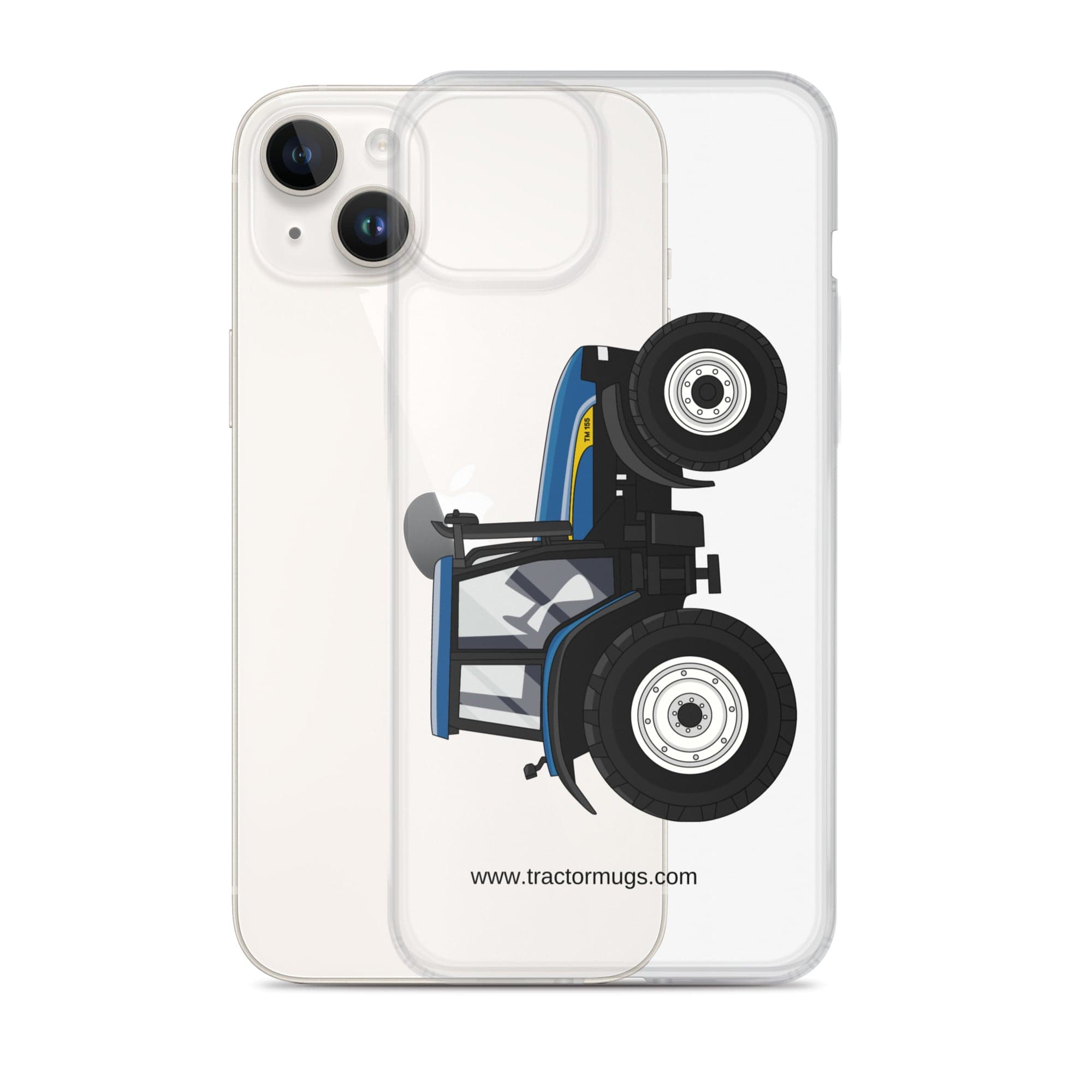 The Tractor Mugs Store New Holland TM 155 | Clear Case for iPhone® Quality Farmers Merch