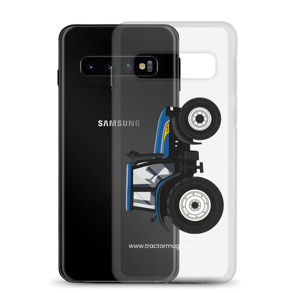 The Tractor Mugs Store New Holland TM 155 | Clear Case for Samsung® Quality Farmers Merch