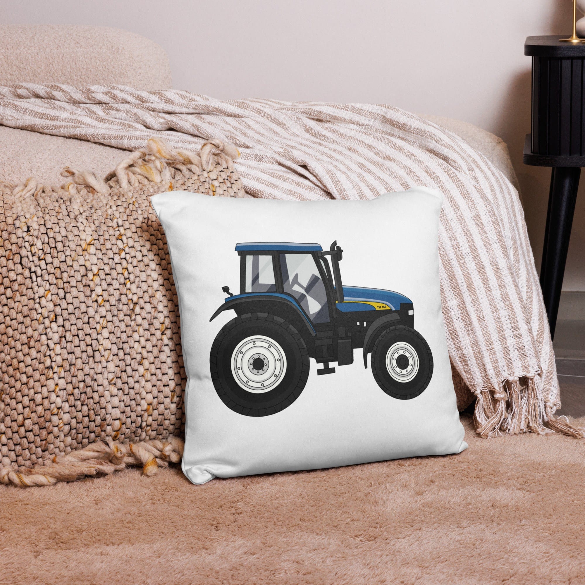 The Tractor Mugs Store New Holland TM 155 | Pillow Case Quality Farmers Merch
