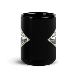 The Tractor Mugs Store New Holland TM 155 TRAFFIC WHAT TRAFFIC? Heritage | Black Mug Quality Farmers Merch