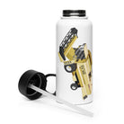 The Tractor Mugs Store New Holland TX 66 Combine Harvester | Stainless steel water bottle with a straw lid Quality Farmers Merch