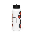 The Tractor Mugs Store Nuffield Universal 4 | Stainless steel water bottle with a straw lid Quality Farmers Merch