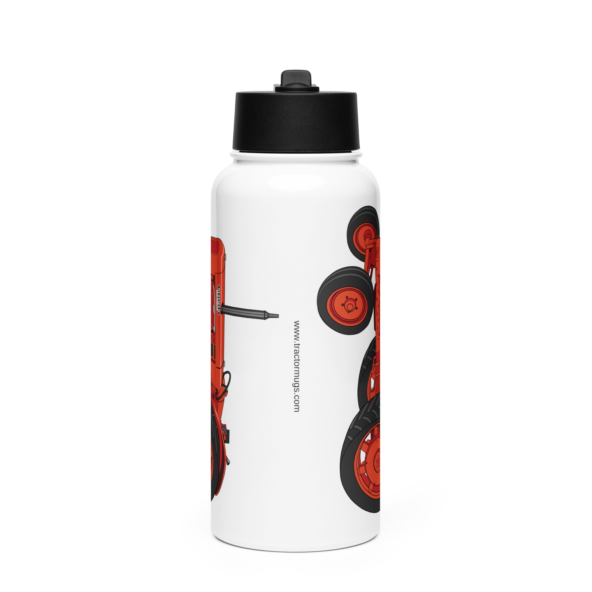 The Tractor Mugs Store Nuffield Universal 4 | Stainless steel water bottle with a straw lid Quality Farmers Merch