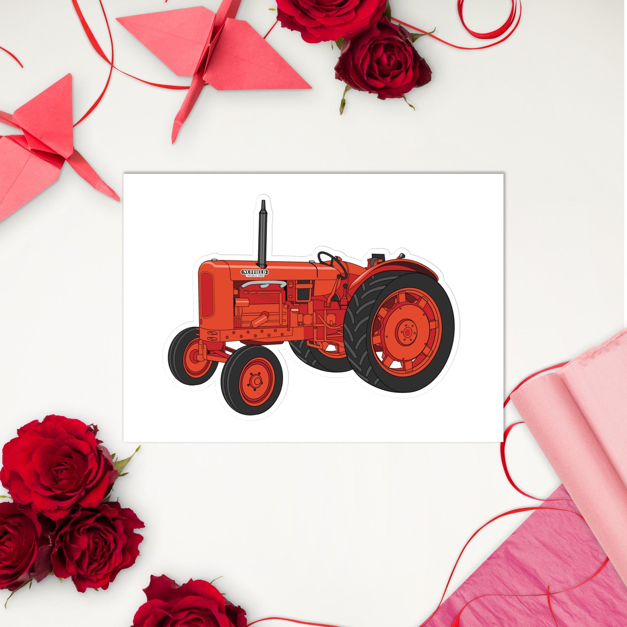 The Tractor Mugs Store Nuffield Universal 4 | Sticker sheet Quality Farmers Merch