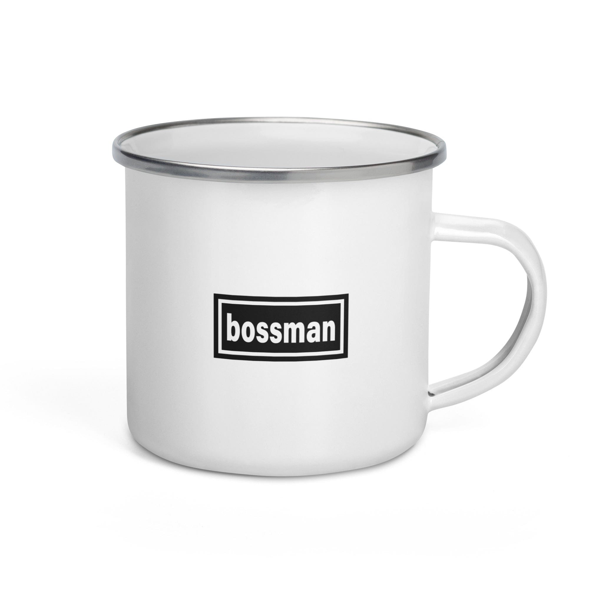 The Tractor Mugs Store Oasis Style Bossman | Enamel Mug Quality Farmers Merch