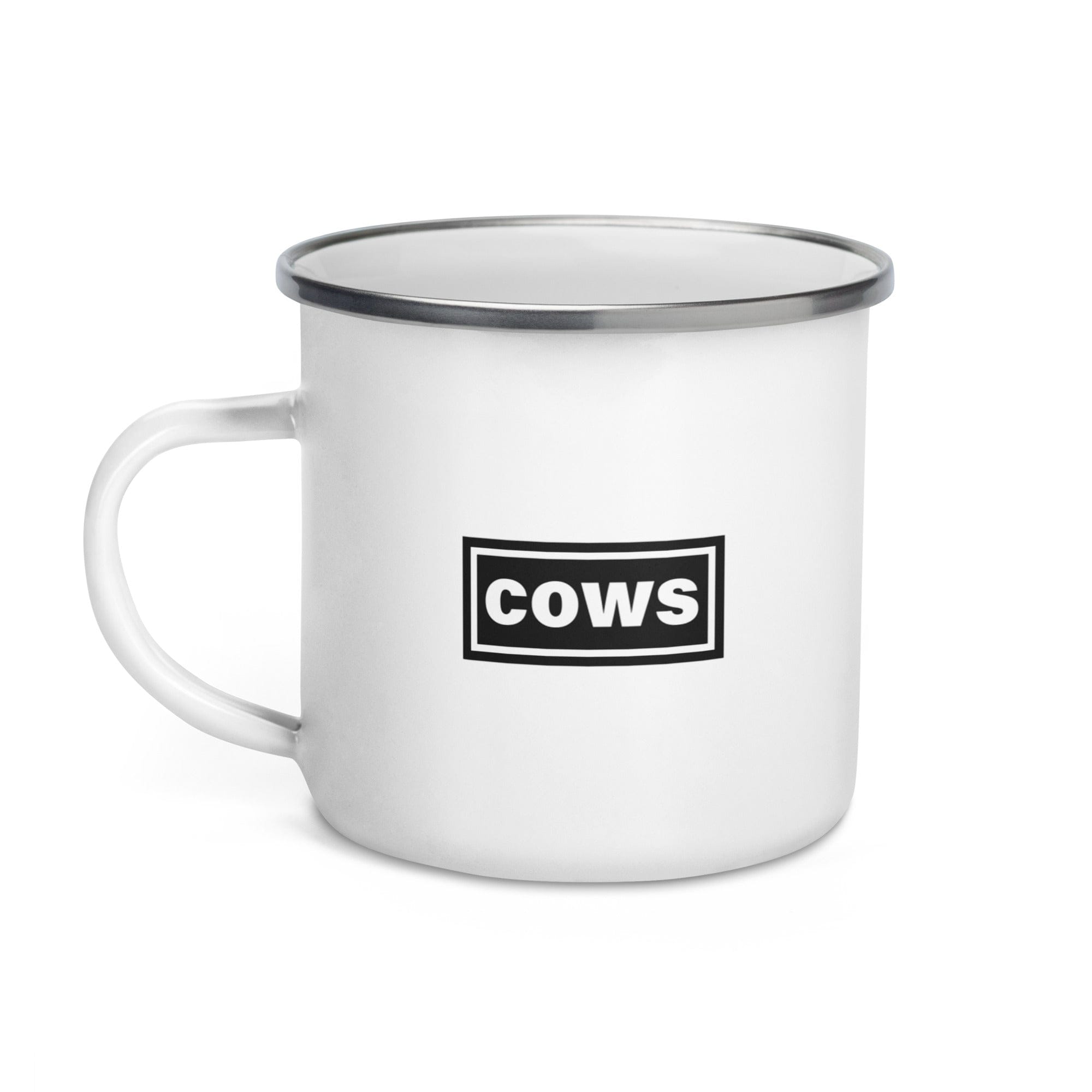 The Tractor Mugs Store Oasis Style Cows | Enamel Mug Quality Farmers Merch