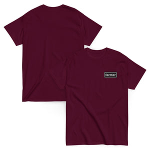 The Tractor Mugs Store Oasis Style Farmer Unisex | Classic Tee Embroidered Quality Farmers Merch