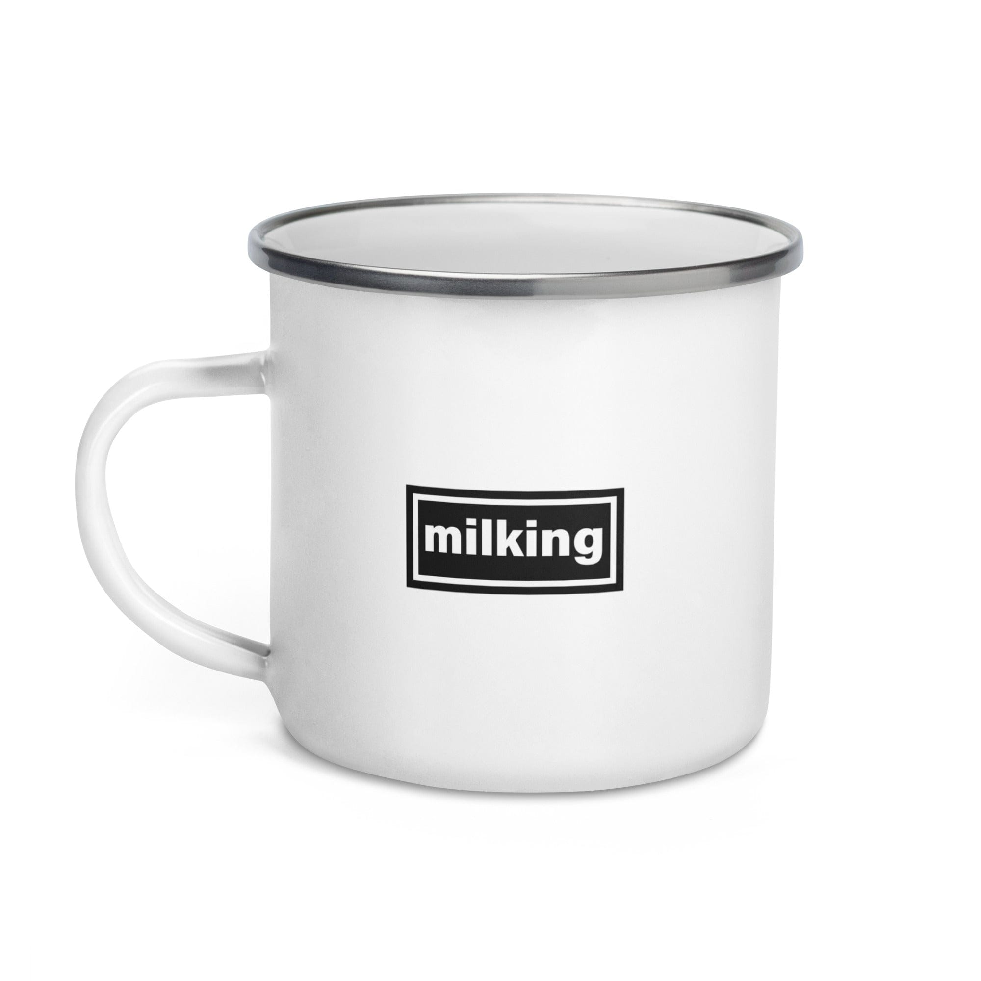 The Tractor Mugs Store Oasis Style Milking | Enamel Mug Quality Farmers Merch