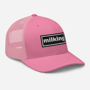 The Tractor Mugs Store Oasis Style Retro Milking | Trucker Cap Quality Farmers Merch