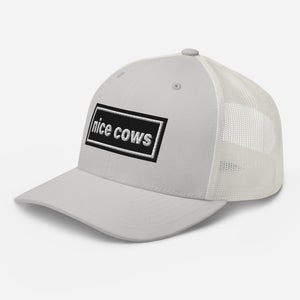 The Tractor Mugs Store Oasis Style Retro Nice Cows | Trucker Cap Quality Farmers Merch