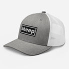 The Tractor Mugs Store Oasis Style Retro Sheep | Trucker Cap Quality Farmers Merch