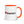 The Tractor Mugs Store Orange / 11 oz I Love Tractors | Mug with Color Inside Quality Farmers Merch