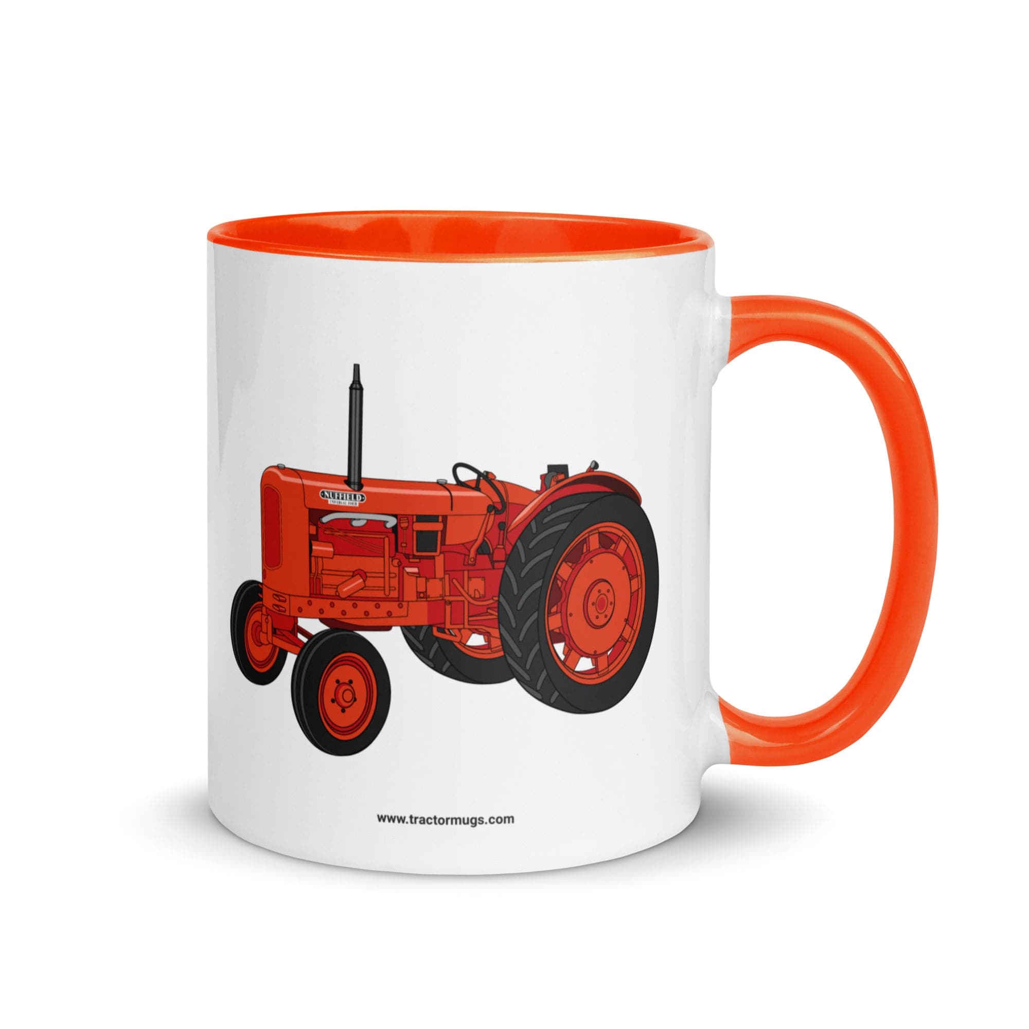 The Tractor Mugs Store Orange / 11 oz Nuffield Universal 4 | Mug with Color Inside Quality Farmers Merch