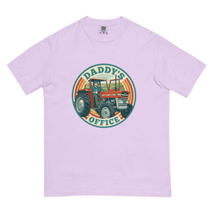 The Tractor Mugs Store Orchid Massey Ferguson 135 DADDY'S OFFICE Retro | Unisex Premium T-shirt Quality Farmers Merch