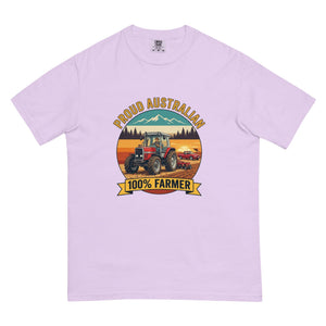 The Tractor Mugs Store Orchid Massey Ferguson 3075 PROUD AUSTRALIAN 100% FARMER Outdoor | Unisex Premium T-shirt Quality Farmers Merch